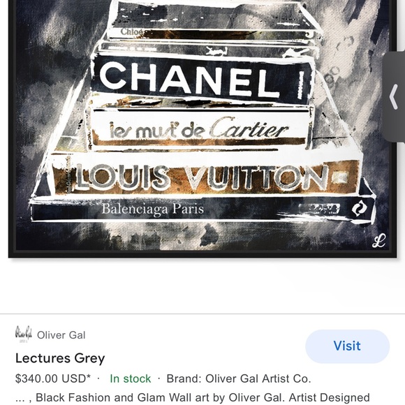 CHANEL Other Chanel X Louis Vuitton Canvas From Z Gallerie Poshmark